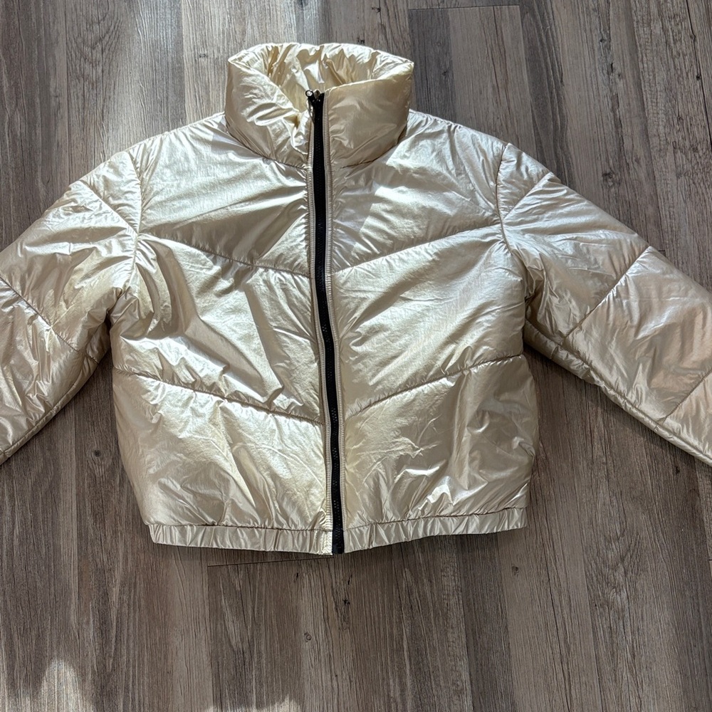 Shiny Puffer Jacket - image 4